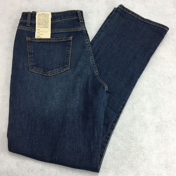 talbots heritage straight leg jeans